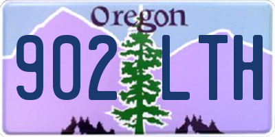 OR license plate 902LTH