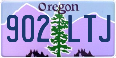 OR license plate 902LTJ