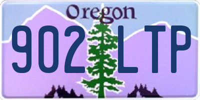 OR license plate 902LTP