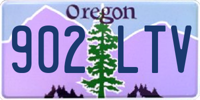 OR license plate 902LTV
