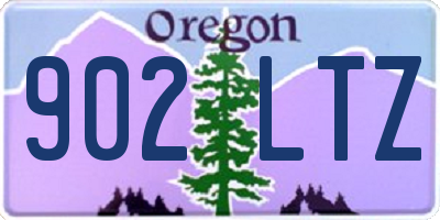 OR license plate 902LTZ