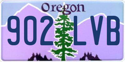 OR license plate 902LVB