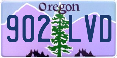 OR license plate 902LVD