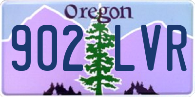 OR license plate 902LVR