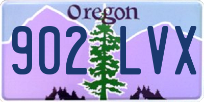 OR license plate 902LVX