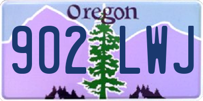 OR license plate 902LWJ