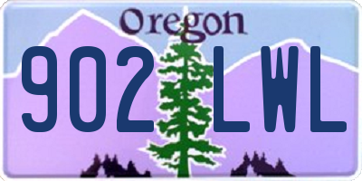 OR license plate 902LWL
