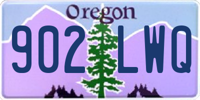 OR license plate 902LWQ