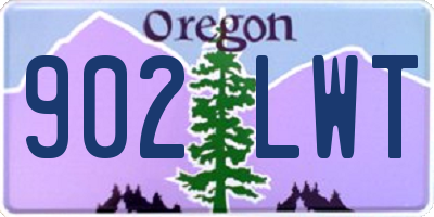OR license plate 902LWT