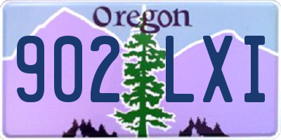 OR license plate 902LXI