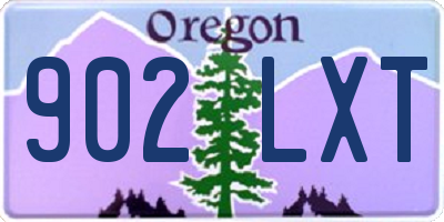 OR license plate 902LXT