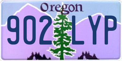 OR license plate 902LYP