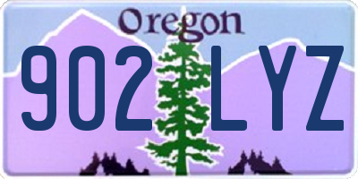 OR license plate 902LYZ