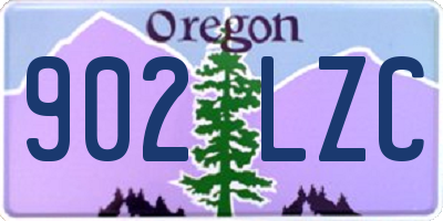 OR license plate 902LZC