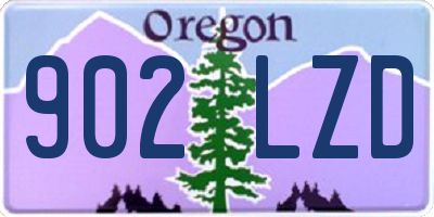 OR license plate 902LZD