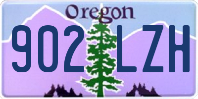 OR license plate 902LZH