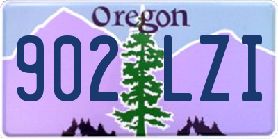 OR license plate 902LZI