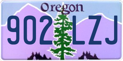 OR license plate 902LZJ