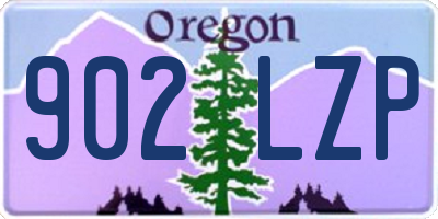 OR license plate 902LZP