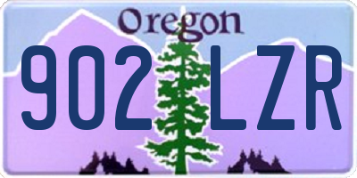 OR license plate 902LZR