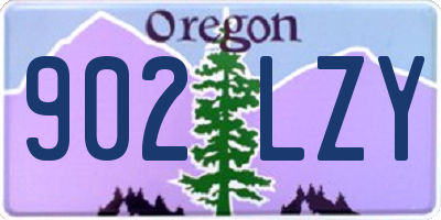 OR license plate 902LZY