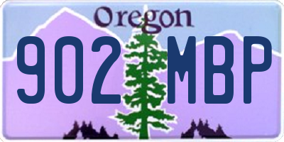 OR license plate 902MBP