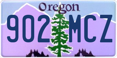 OR license plate 902MCZ