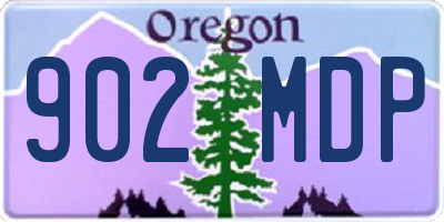 OR license plate 902MDP