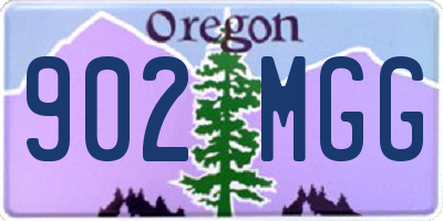 OR license plate 902MGG
