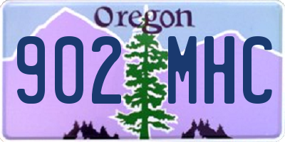 OR license plate 902MHC