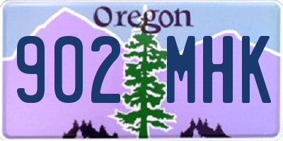 OR license plate 902MHK