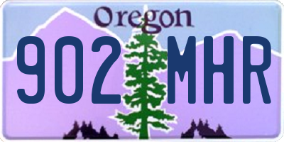 OR license plate 902MHR