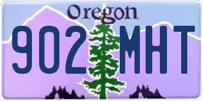 OR license plate 902MHT