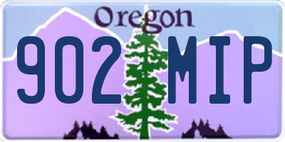 OR license plate 902MIP
