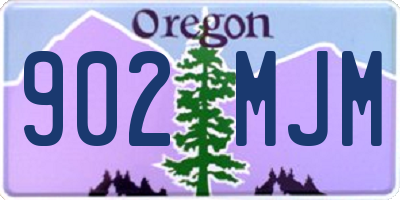 OR license plate 902MJM