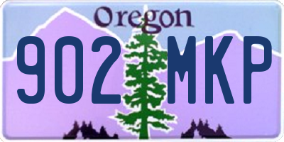 OR license plate 902MKP