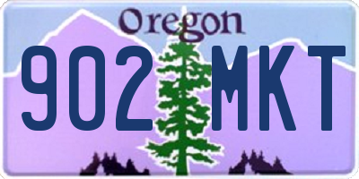 OR license plate 902MKT