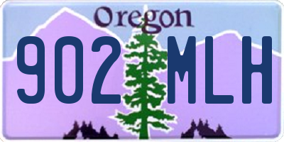 OR license plate 902MLH