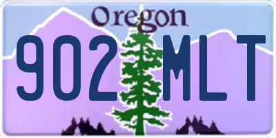 OR license plate 902MLT