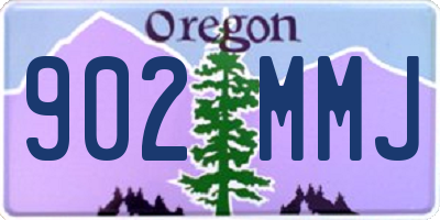 OR license plate 902MMJ