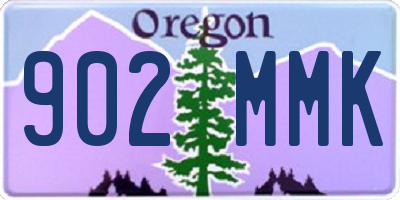 OR license plate 902MMK