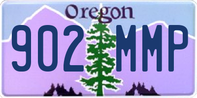 OR license plate 902MMP