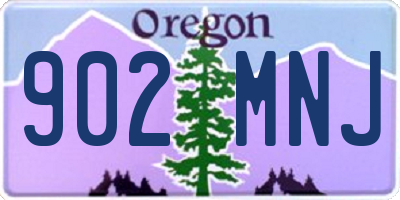 OR license plate 902MNJ