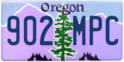 OR license plate 902MPC
