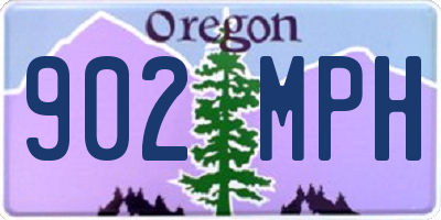OR license plate 902MPH