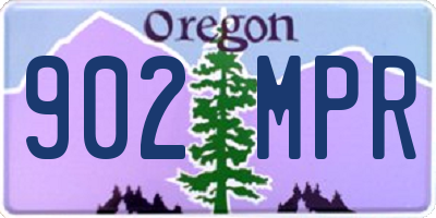 OR license plate 902MPR