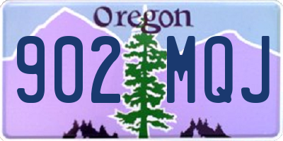 OR license plate 902MQJ