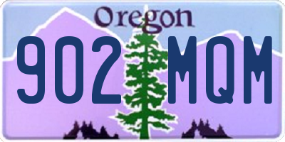 OR license plate 902MQM