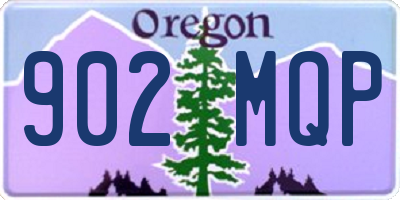 OR license plate 902MQP