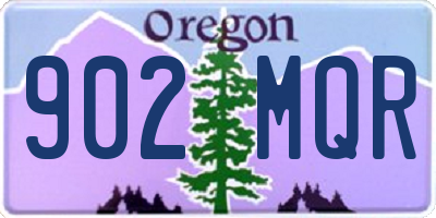 OR license plate 902MQR